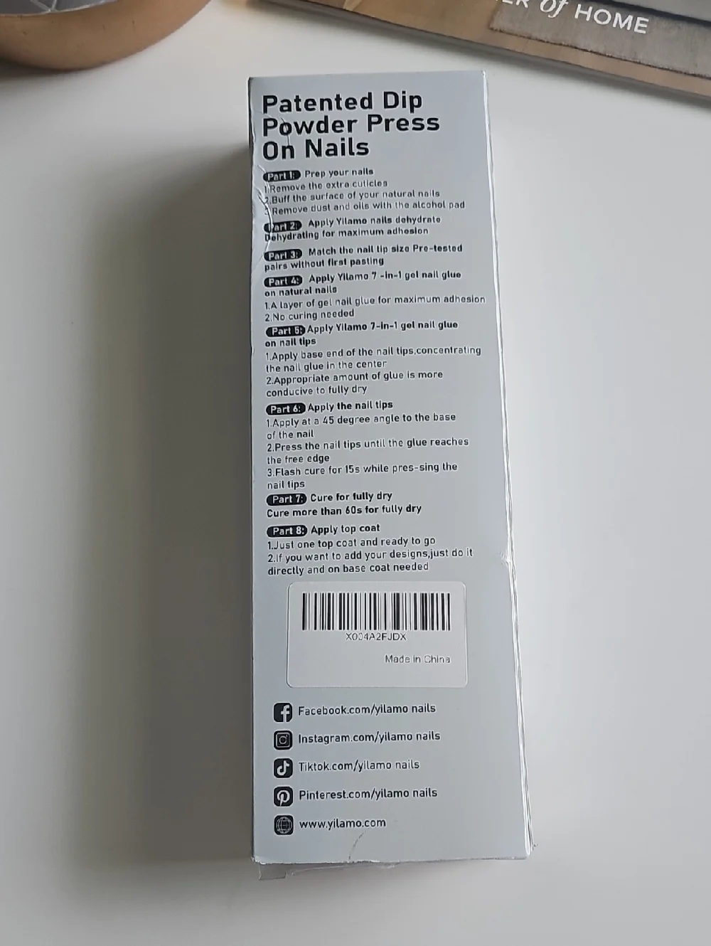 NWT Sparkling French Tip Press-On Nails
